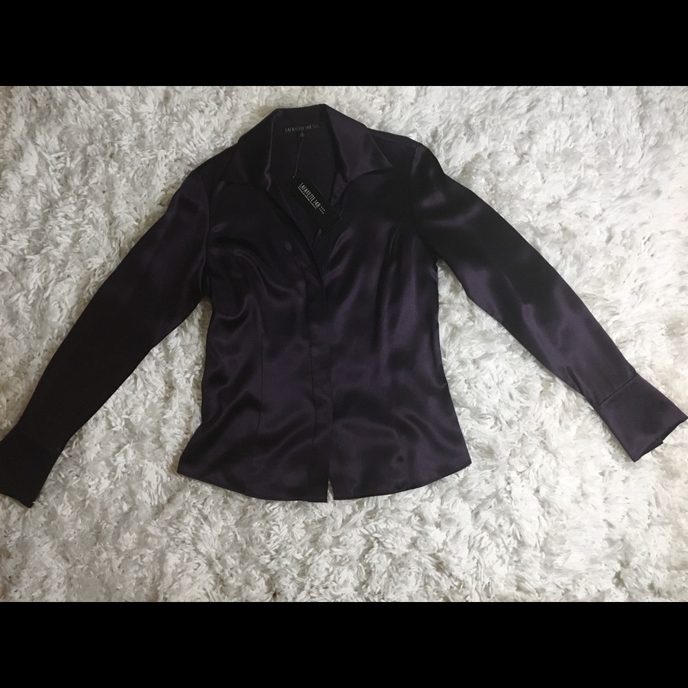 Lafayette148 100% Silk ButtonUp2*Sold*